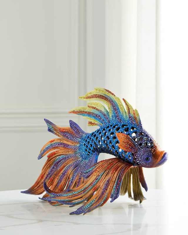 Limited Edition Namoko Fighting Fish Figurine